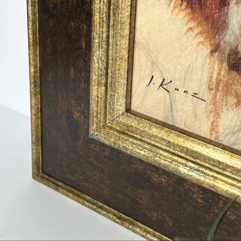 Hear the Word of the Lord 15x20 Framed Art J. Kunz The Sermon On The Mount Woman